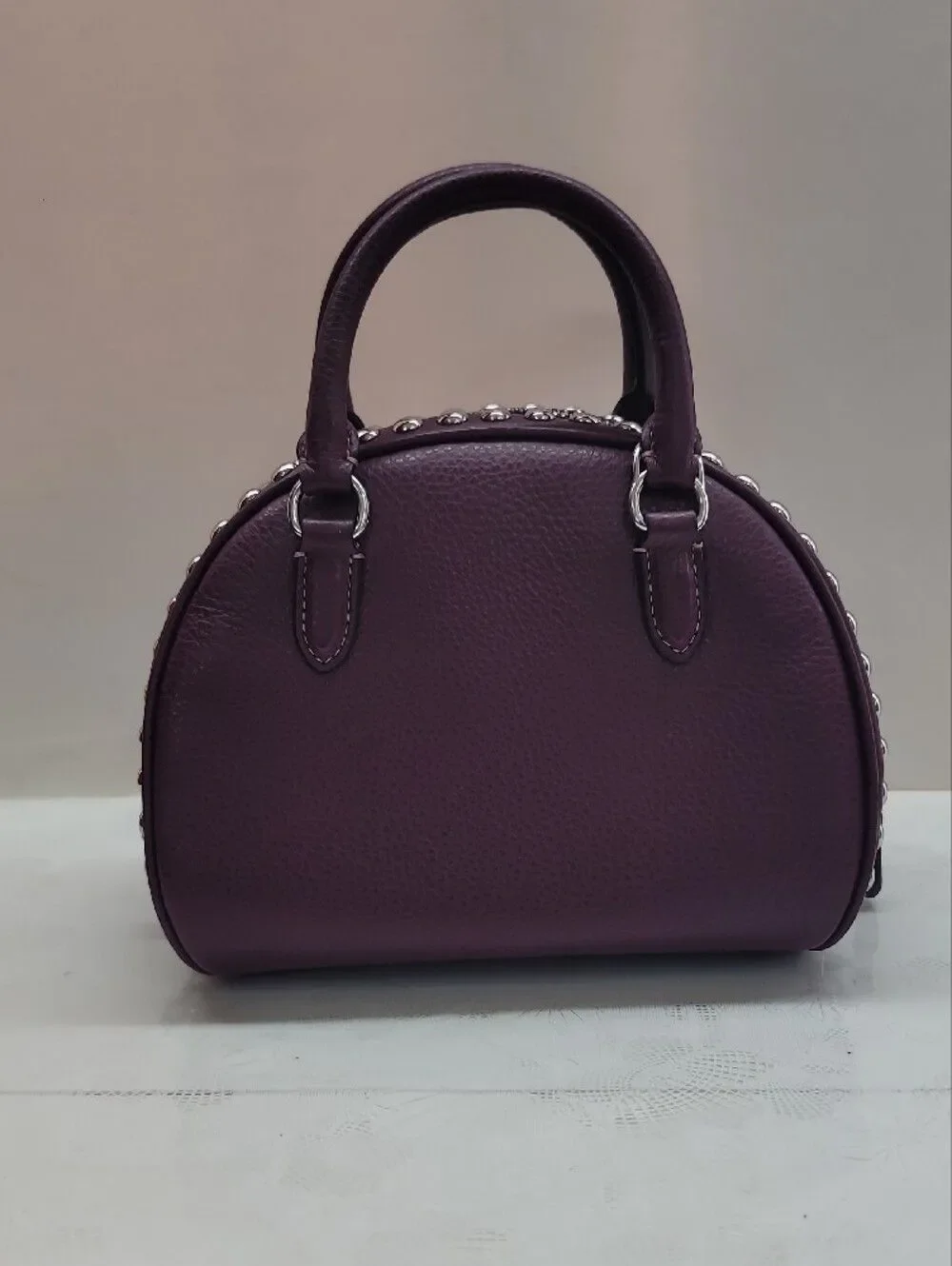 COACH  Sydney Satchel With Rivets
